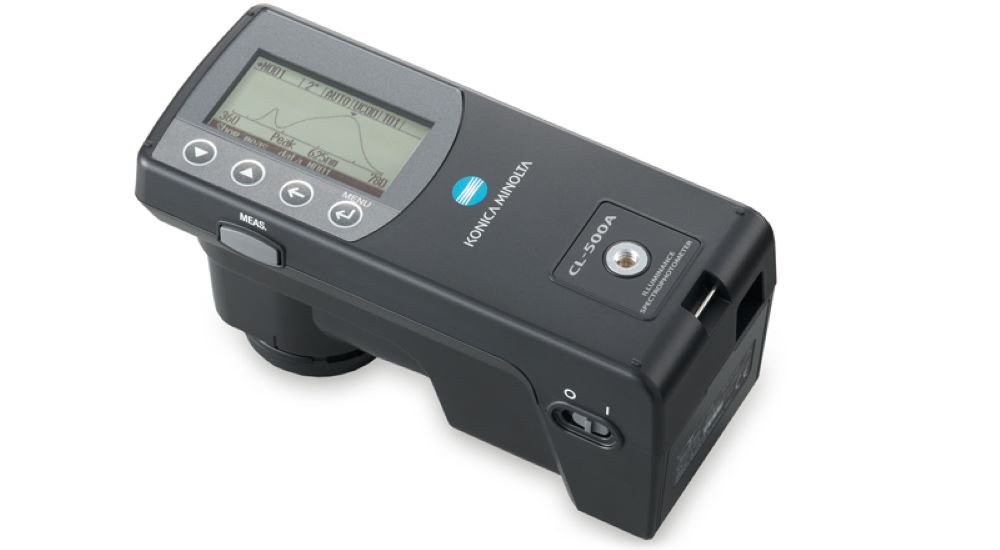 KONICA MINOLTA CL500A ILLUMINANCE SPECTROPHOTOMETER